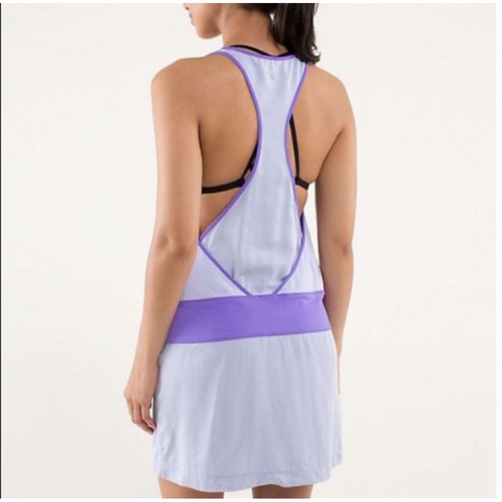 Lululemon Blissed Out Dress‎ | Lilac Purple | Size 6 | Rare Tennis Pickleball - Picture 2 of 6